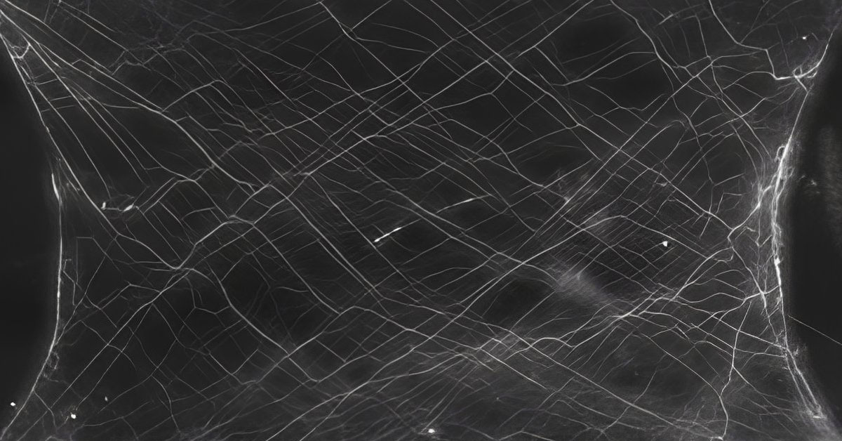 Close up of nanofiber network