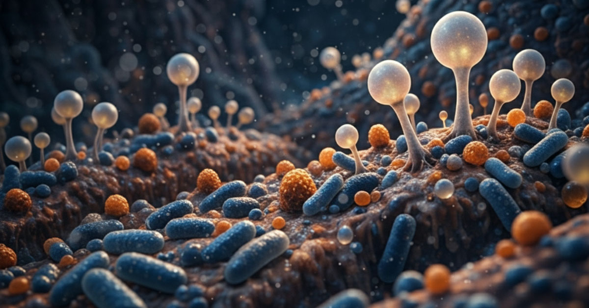 microbiome illustration