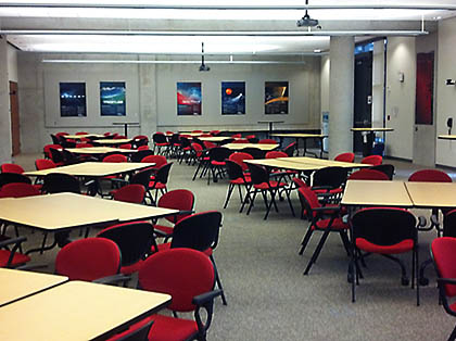 Auditorium - Angled Tables