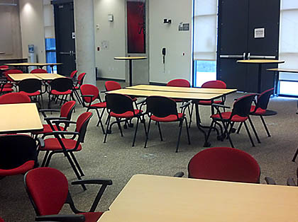 Auditorium - Angled Tables